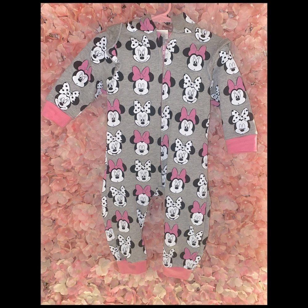 Hooded Minnie Mouse Romper!